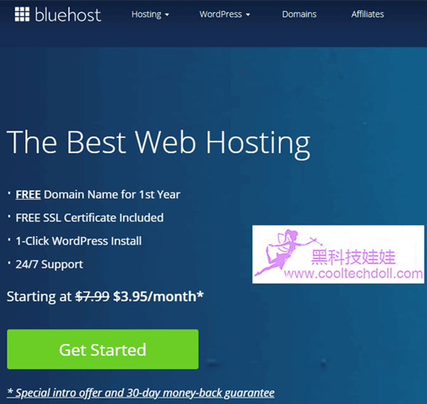 Bluehost - 老牌外贸WordPress建站主机