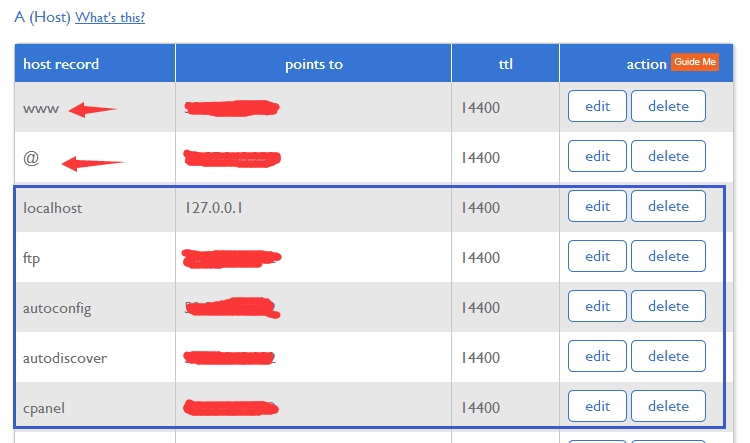 bluehost dns